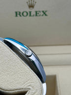 Rolex Steel Datejust 41  - Smooth Bezel - Dark Rhodium Index Dial - Oyster Bracelet - 126300 dkrio