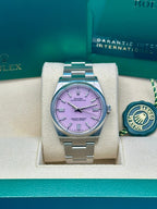Rolex Oyster Perpetual 36  - Candy Pink Index Dial - Oyster Bracelet - 126000 cpio