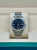 Rolex Oyster Perpetual 36 Watch - Domed Bezel - Black Index Dial