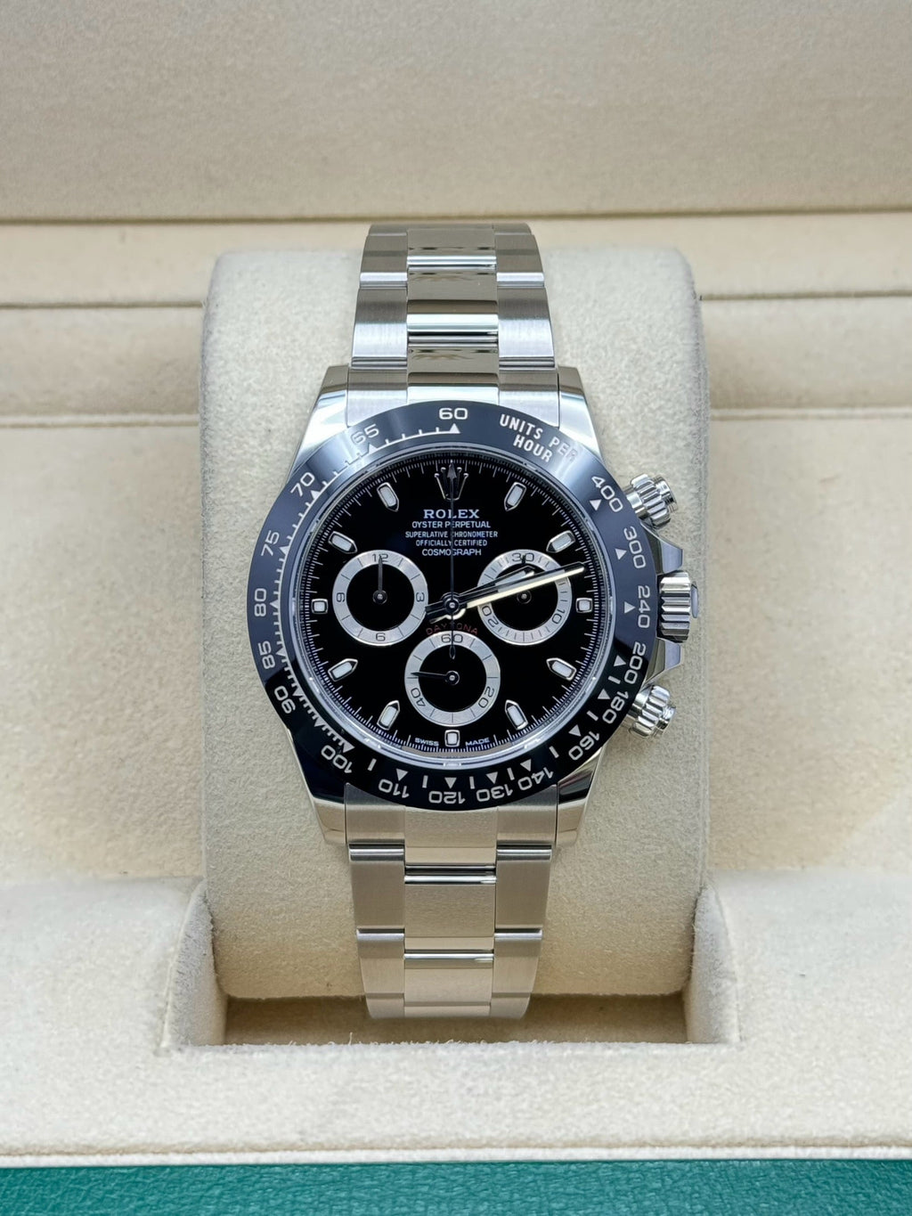 Rolex Steel  Daytona 40  - Black Index Dial - 116500LN bk