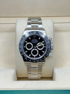 Rolex Steel  Daytona 40  - Black Index Dial - 116500LN bk