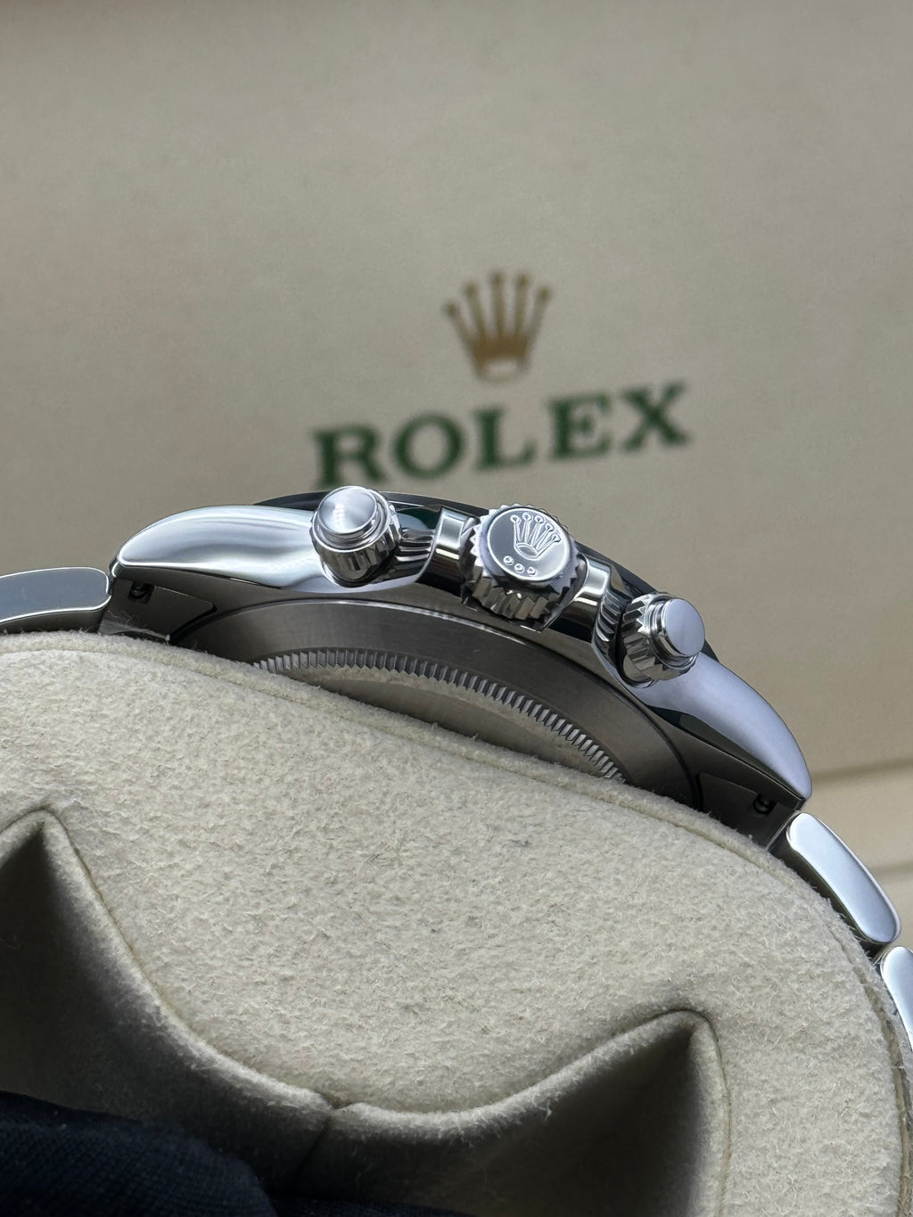 Rolex Steel  Daytona 40  - Black Index Dial - 116500LN bk