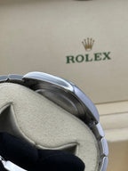 Rolex Steel Oyster Perpetual 39  - Red Grape Index Dial - 114300 rgio