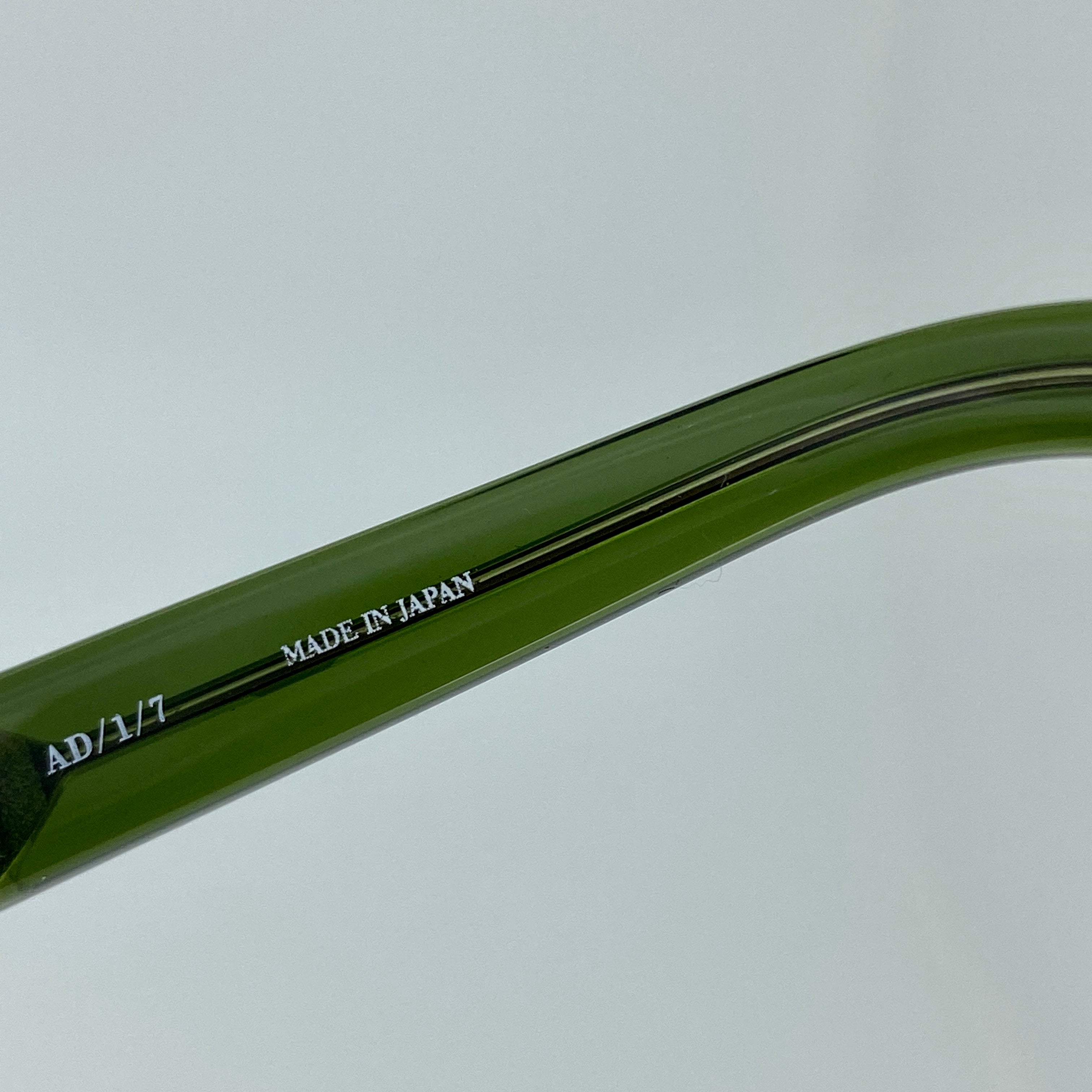 Ann Demeulemeester Men's Sunglasses Flat Top Green and Purple