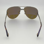 Ann Demeulemeester Men's Sunglasses White Gold and Brown