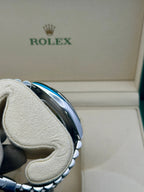Rolex Oystersteel Datejust 41  - Smooth Bezel - Green Motif Dial - Jubilee Bracelet - 126300GMDJ