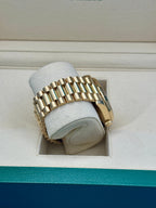 Rolex Yellow Gold Day-Date 40  - White Bevelled Roman Dial - President Bracelet - 228238 wrp