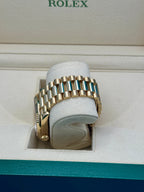 Rolex Yellow Gold Day-Date 40  - White Bevelled Roman Dial - President Bracelet - 228238 wrp