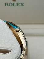 Rolex Yellow Gold Day-Date 40  - White Bevelled Roman Dial - President Bracelet - 228238 wrp
