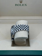 Rolex Steel GMT-Master II 40  - Black And Grey Bruce Wayne Bezel - Black Dial - Jubilee Bracelet - 126710GRNR