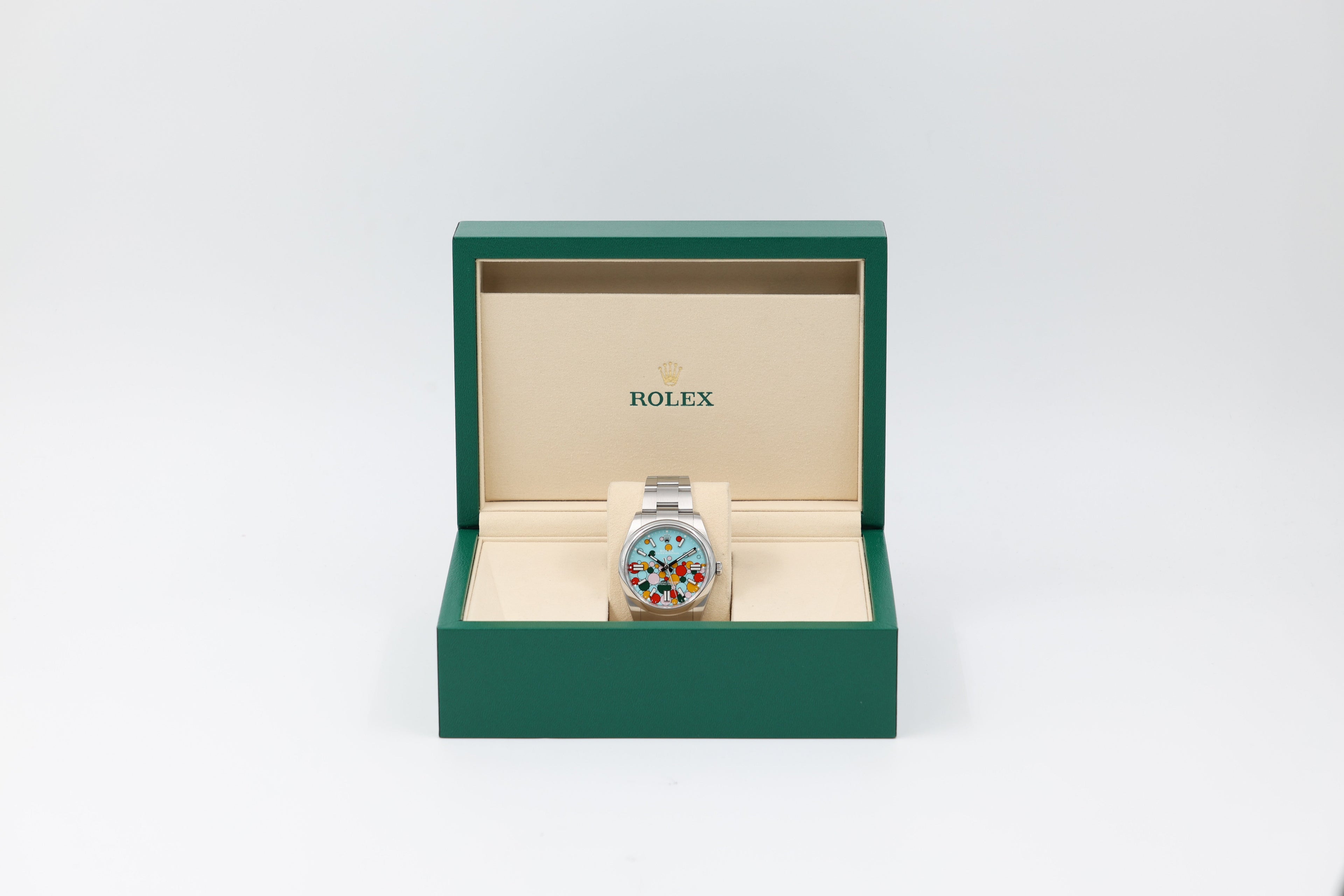 Rolex - Oyster Perpetual - "Tiffany Celebration" Blue Dial - 124300 - 2025