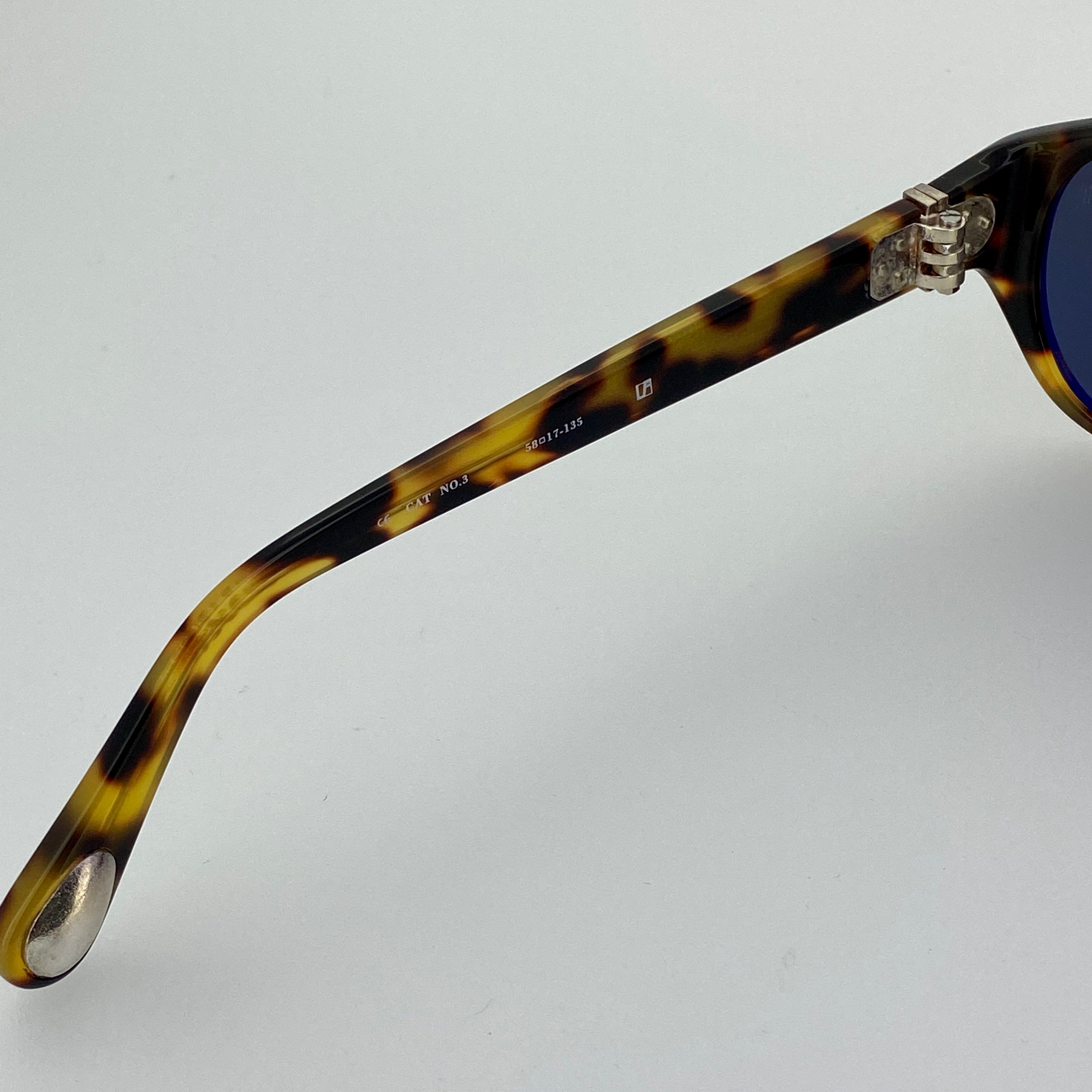 Ann Demeulemeester Men's Sunglasses Flat Top Tortoise Shell and Grey