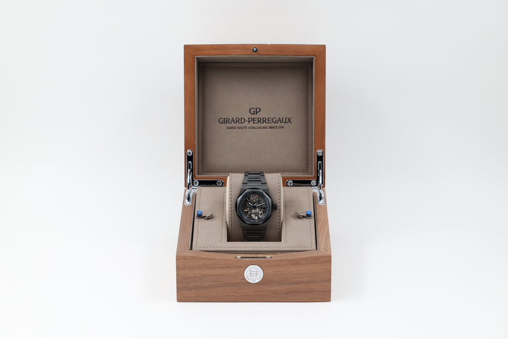 Girard-Perregaux - Laureato Black Ceramic - Black Skeleton Dial - 81015-32-001-32A - 2022
