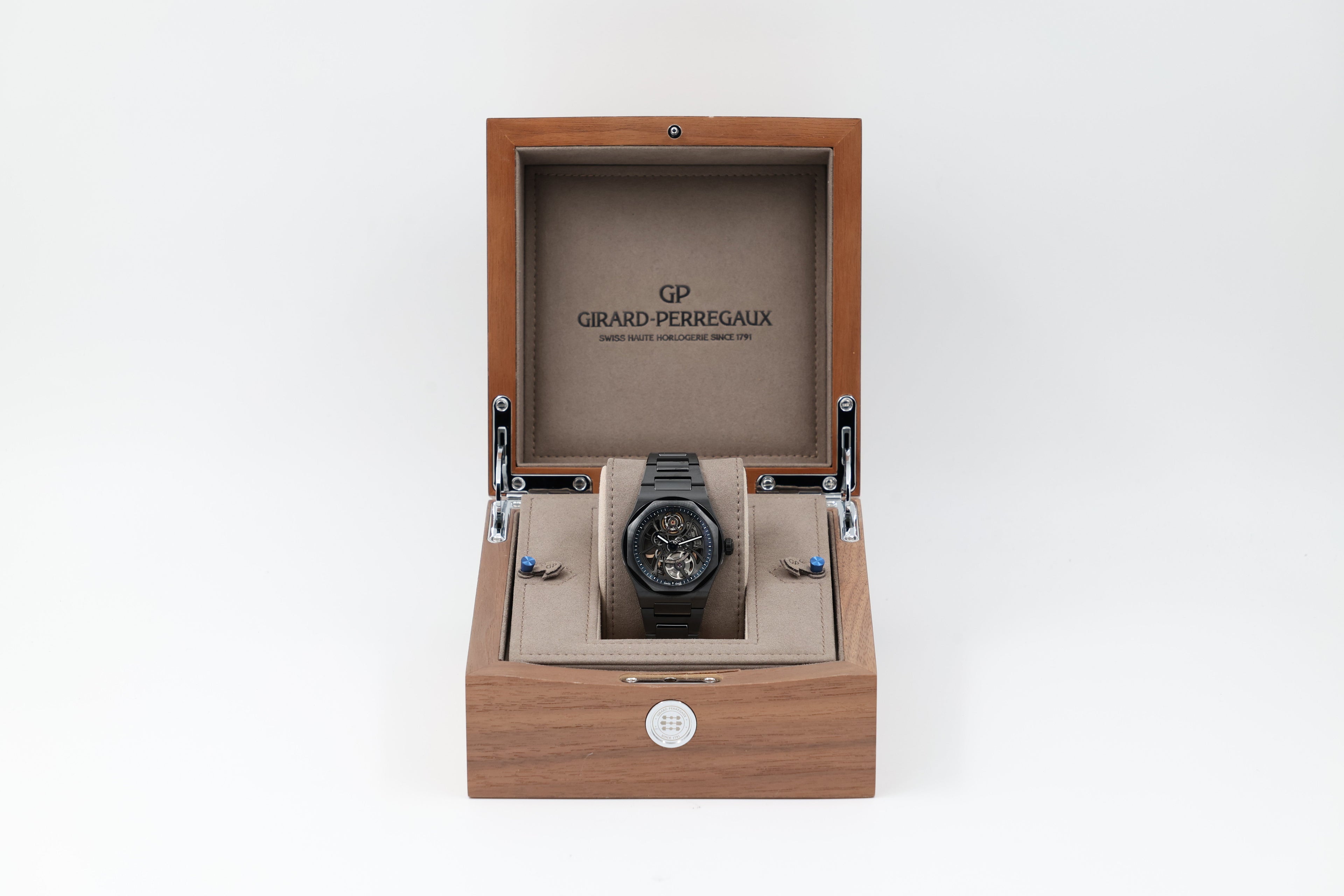 Girard-Perregaux - Laureato Black Ceramic - Black Skeleton Dial - 81015-32-001-32A - 2022
