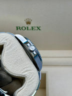 Rolex Steel GMT-Master II 40  - Black And Grey Bruce Wayne Bezel - Black Dial - Oyster Bracelet - 126710GRNR