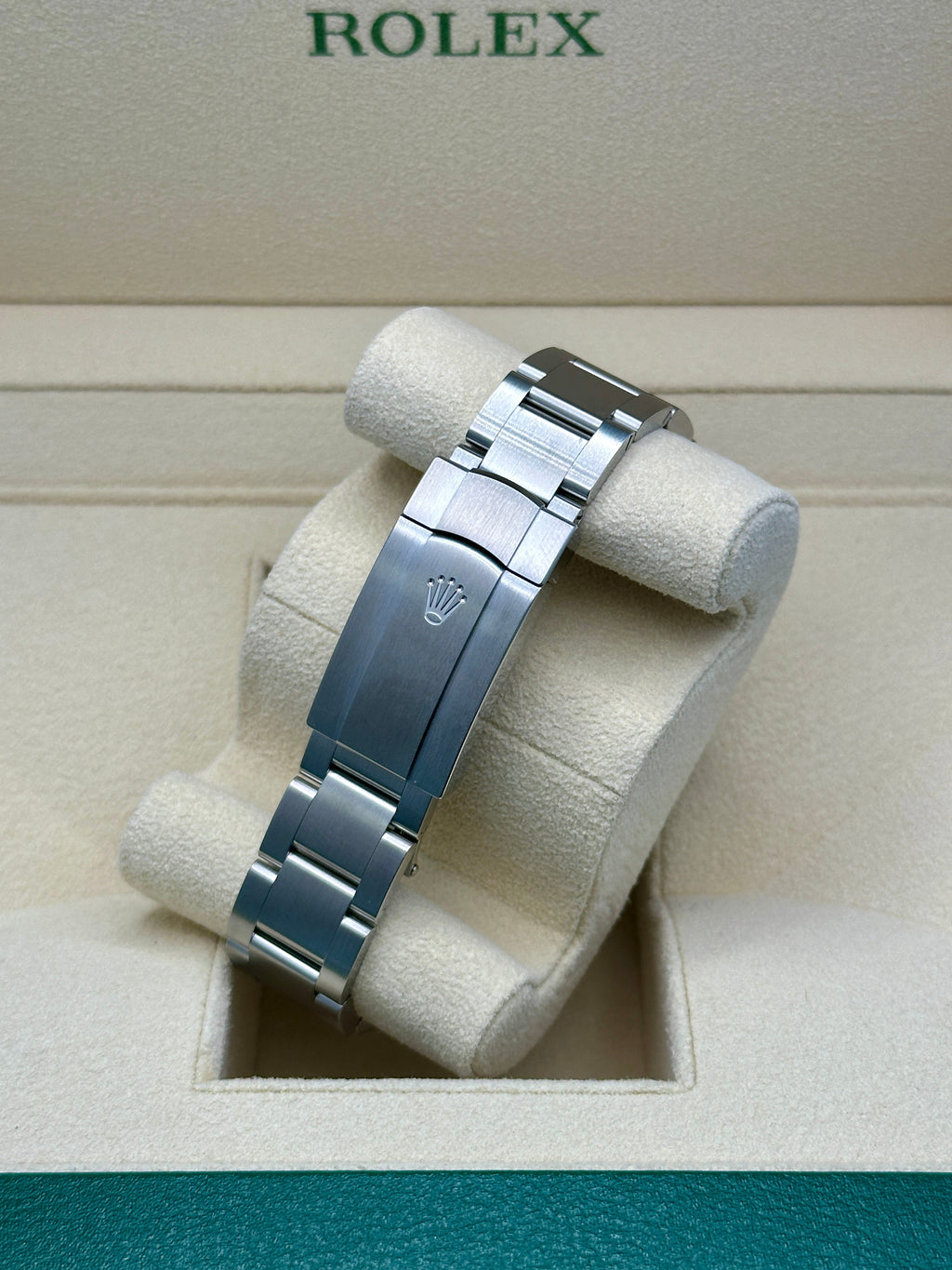Rolex Oyster Perpetual 41 Turquoise Blue Celebration-motif Dial Stainless Steel Oyster 124300