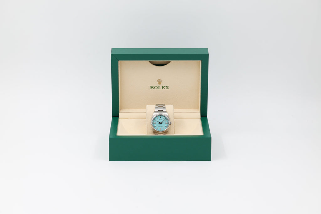 Rolex - Oyster Perpetual - "Tiffany" Turquoise Dial - 126000 - 2025