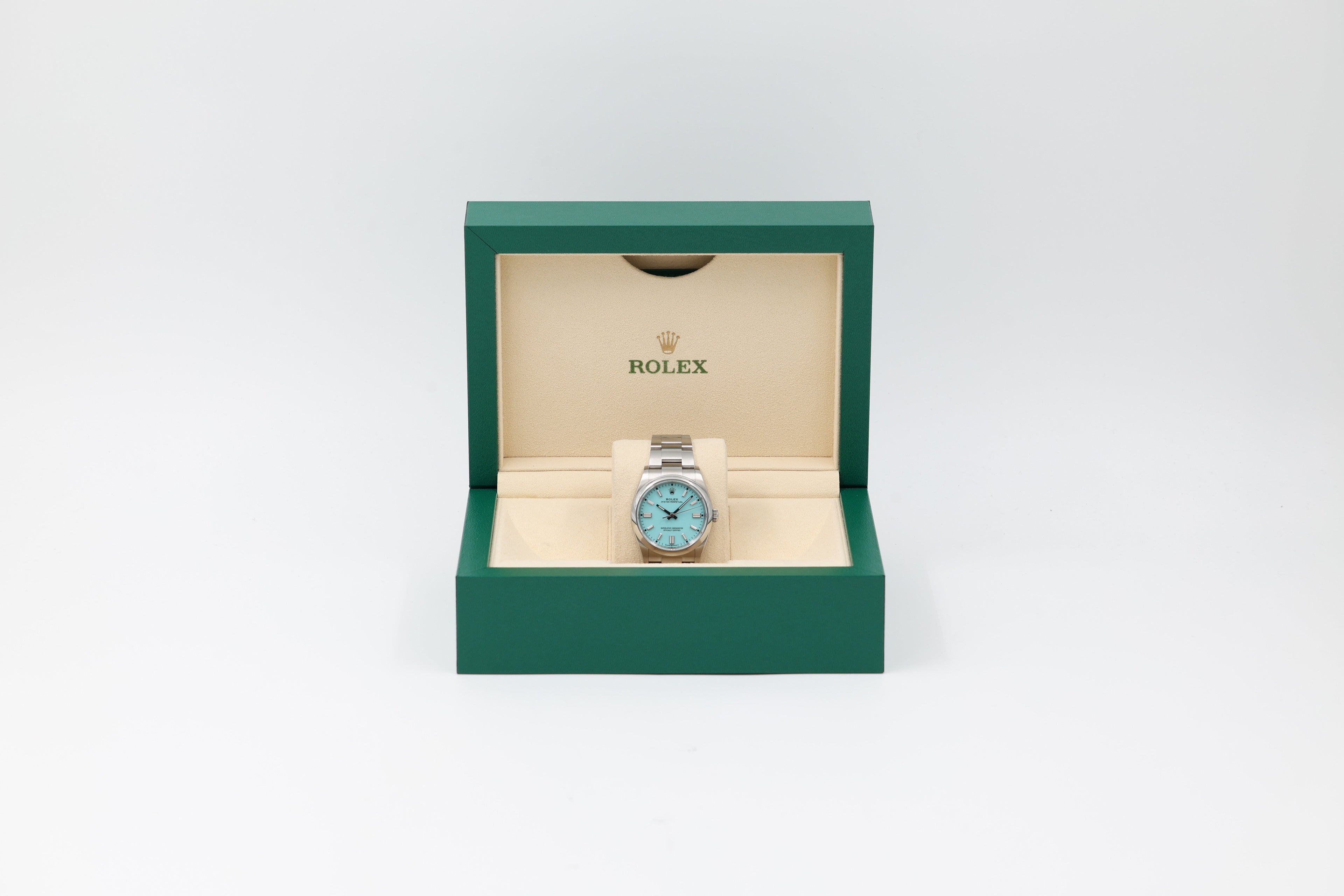 Rolex - Oyster Perpetual - "Tiffany" Turquoise Dial - 126000 - 2025