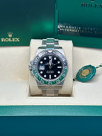 Rolex Oystersteel "Sprite" GMT-Master II  - Bidirectional Rotatable 24-Hour Graduated Bezel - 126720vtnr