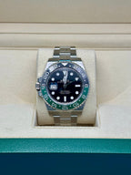 Rolex Oystersteel "Sprite" GMT-Master II  - Bidirectional Rotatable 24-Hour Graduated Bezel - 126720vtnr