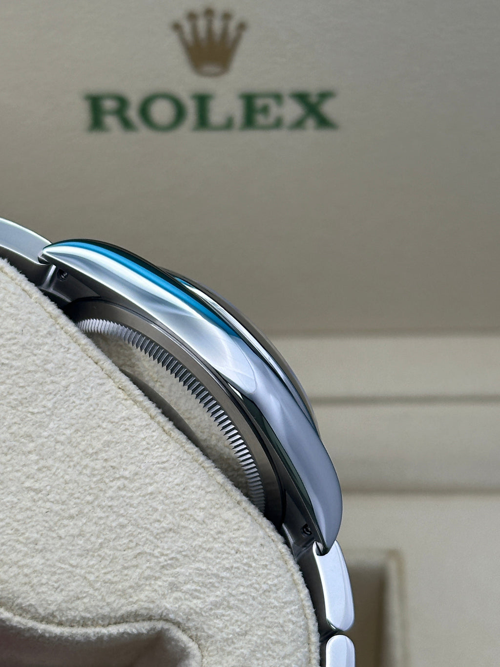 Rolex Oyster Perpetual 36 Watch - Domed Bezel - Black Index Dial