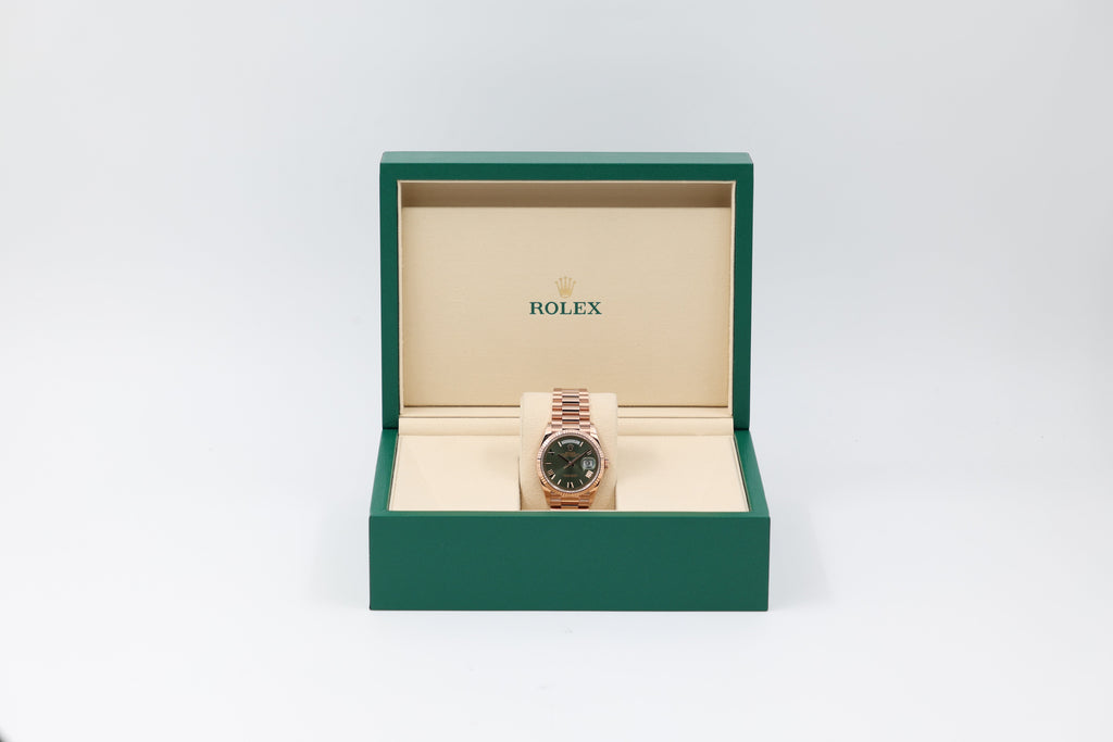 Rolex - Day-Date - Olive Green Dial - 128235 - 2026