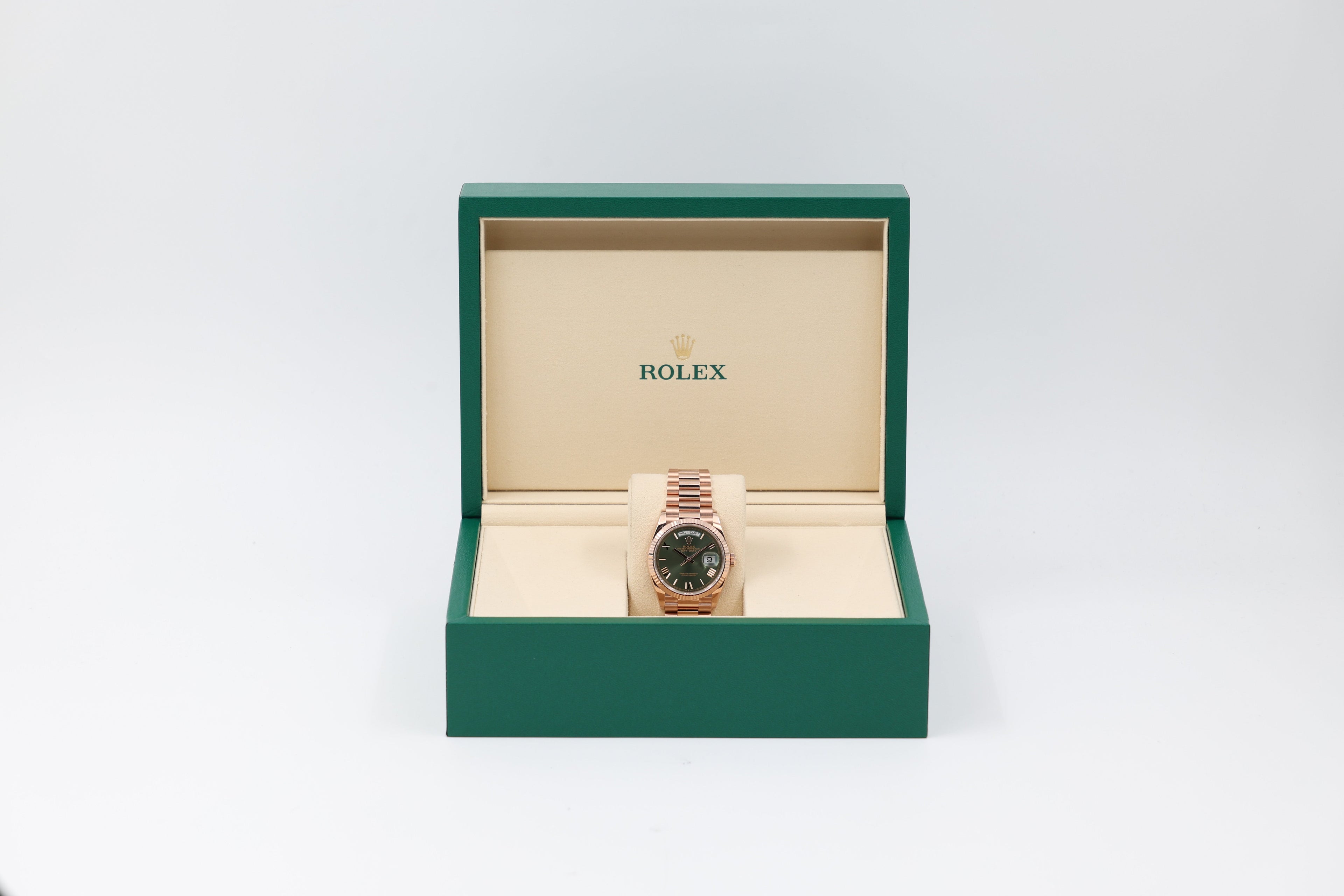 Rolex - Day-Date - Olive Green Dial - 128235 - 2026