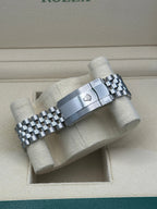 Rolex Steel Datejust 41  - Smooth Bezel - Silver Index Dial - Jubilee Bracelet - 126300 sij