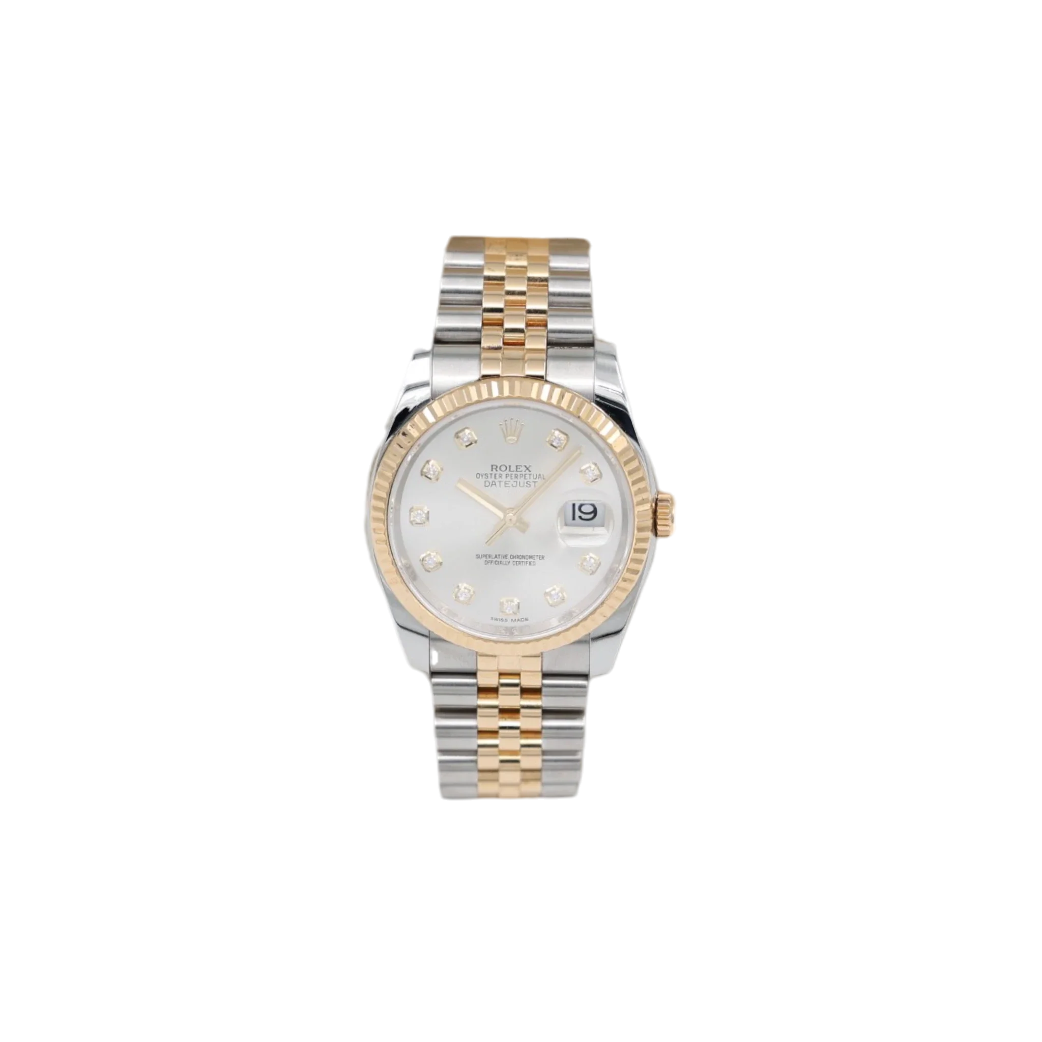 Rolex - Datejust - 116233 -  Silver Diamond- 2017