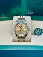 Rolex Steel and Yellow Gold Rolesor Datejust 41  - Champagne Diamond Dial - Jubilee Bracelet - 126333 chdj