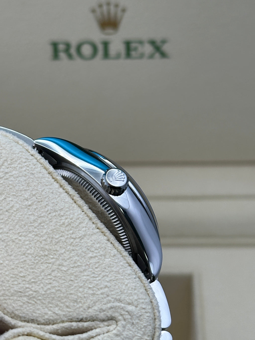 Rolex Oyster Perpetual 31 Watch - Domed Bezel - Tiffany Dial - Oyster Bracelet - 277200 tiff
