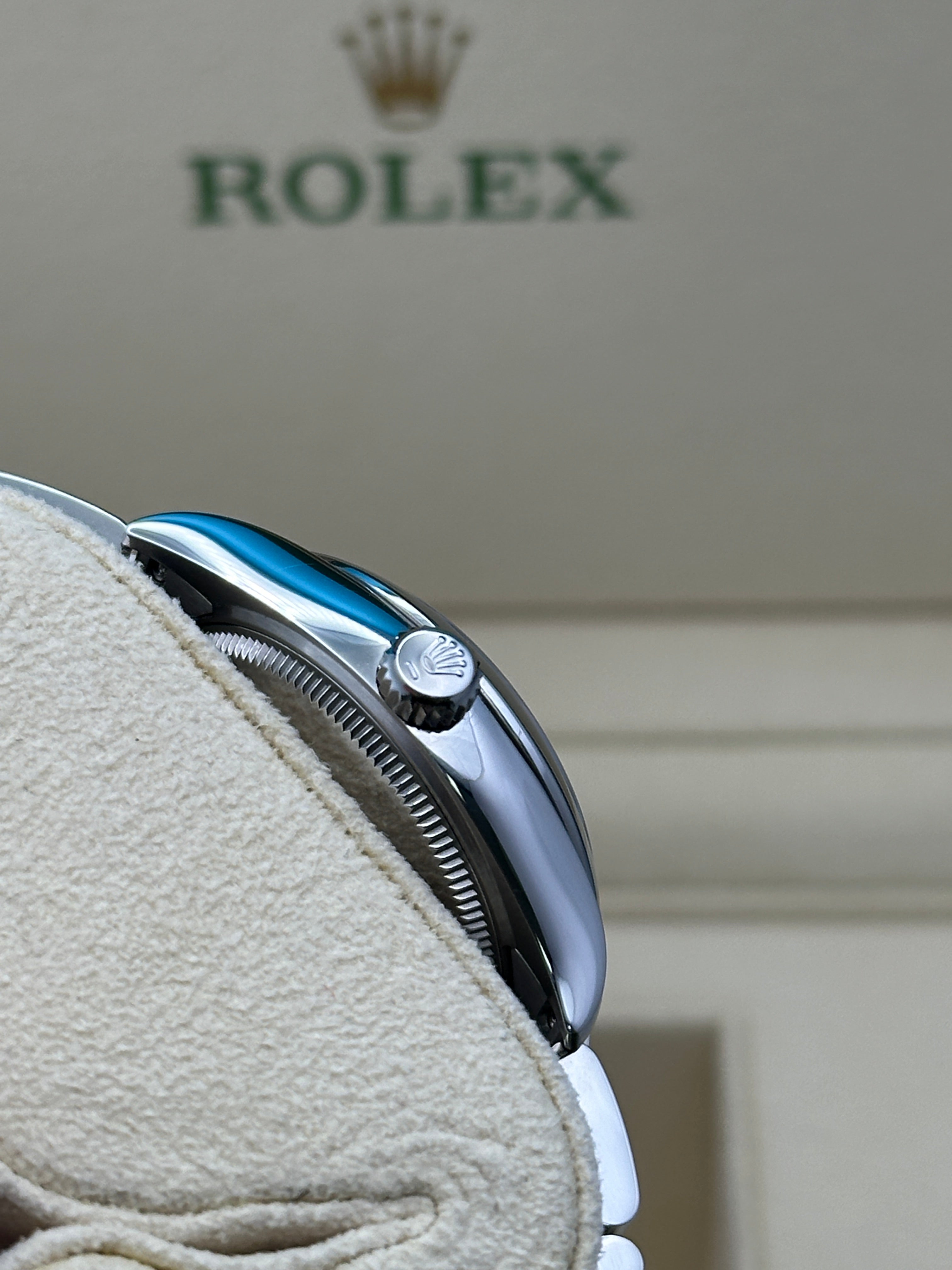 Rolex Oyster Perpetual 31 Watch - Domed Bezel - Tiffany Dial - Oyster Bracelet - 277200 tiff