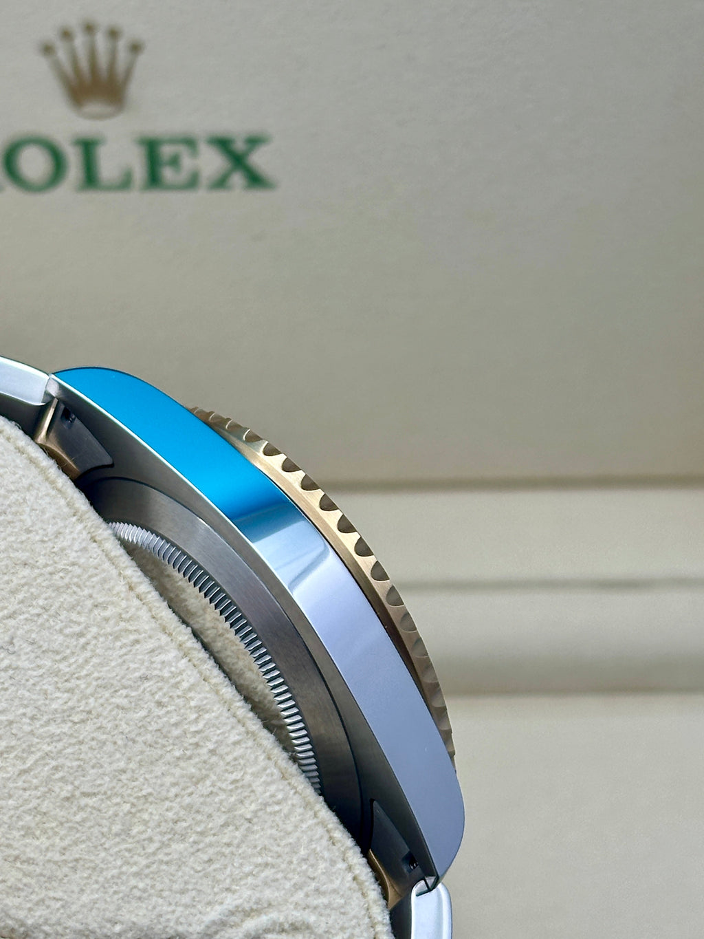 Rolex Steel and Gold Submariner Date  - Blue Bezel - Blue Dial - 126613LB