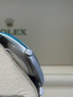 Rolex Steel Datejust 41  - Smooth Bezel - Slate Green Roman Dial - Jubilee Bracelet - 126300 slgrj