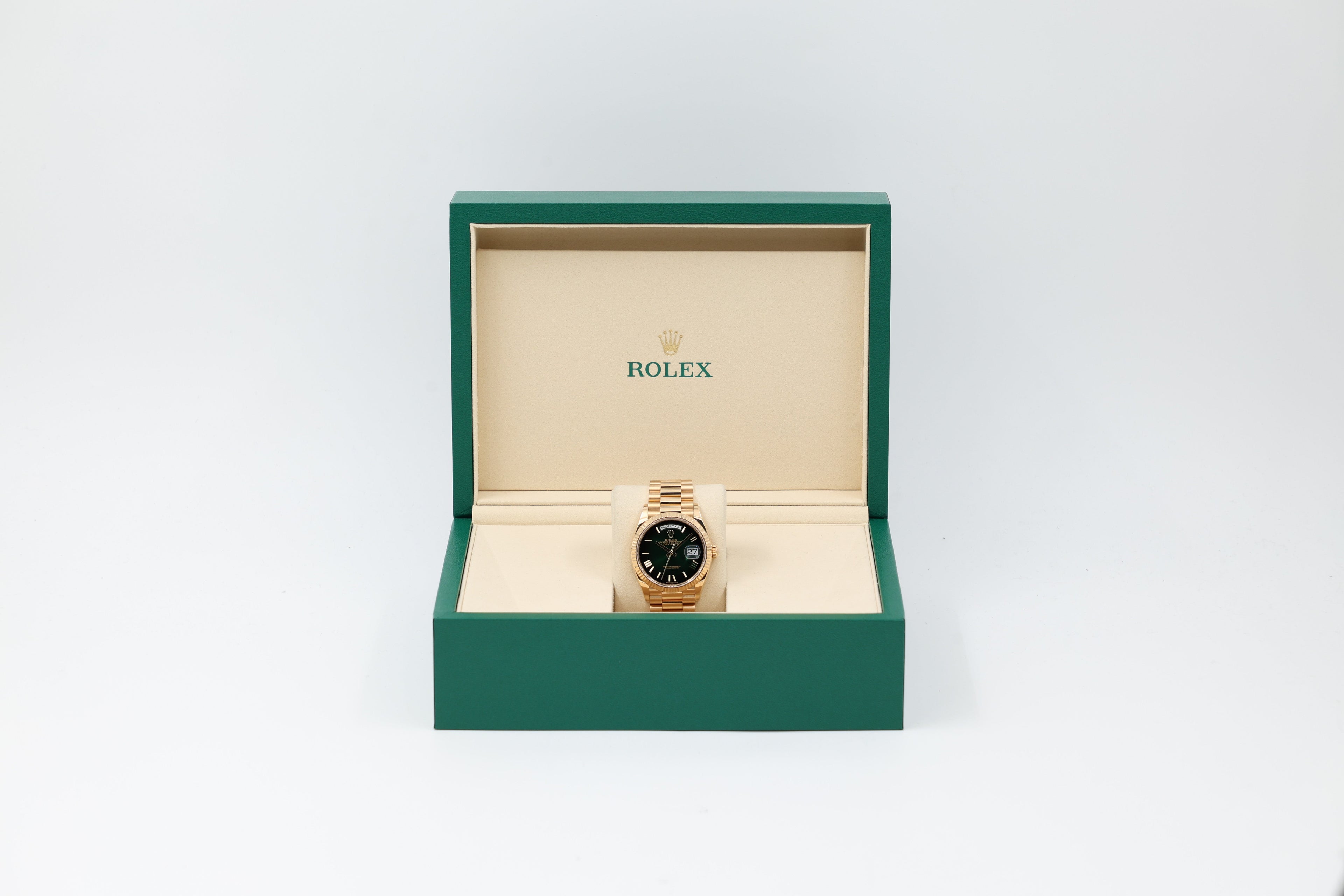 Rolex - Day-Date - Green Ombré Dial - 128238 - 2025