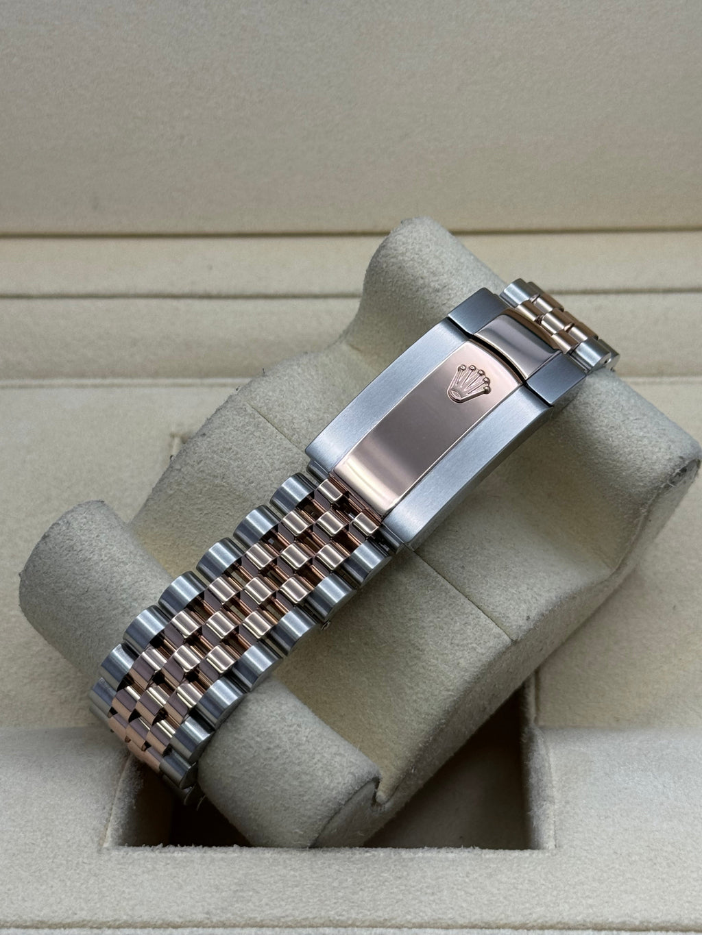 Rolex Steel and Everose Rolesor Datejust 41  - Chocolate Index Dial - Jubilee Bracelet - 126331 choij
