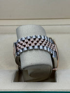Rolex Steel and Everose Rolesor Datejust 41  - Chocolate Index Dial - Jubilee Bracelet - 126331 choij