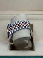 Rolex Steel and Everose Rolesor Datejust 41  - Chocolate Index Dial - Jubilee Bracelet - 126331 choij