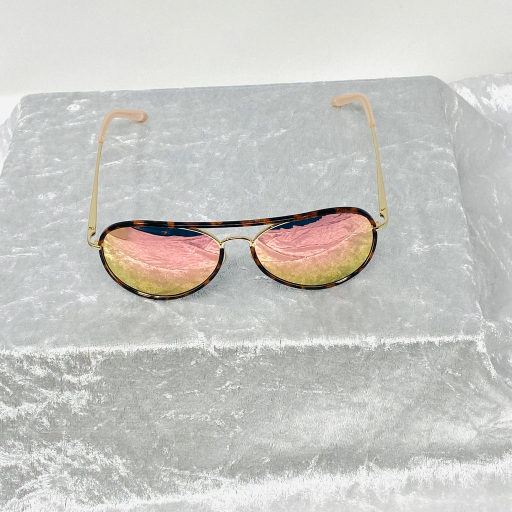 Matthew Williamson Ladies Sunglasses Tortoise Shell and Pink