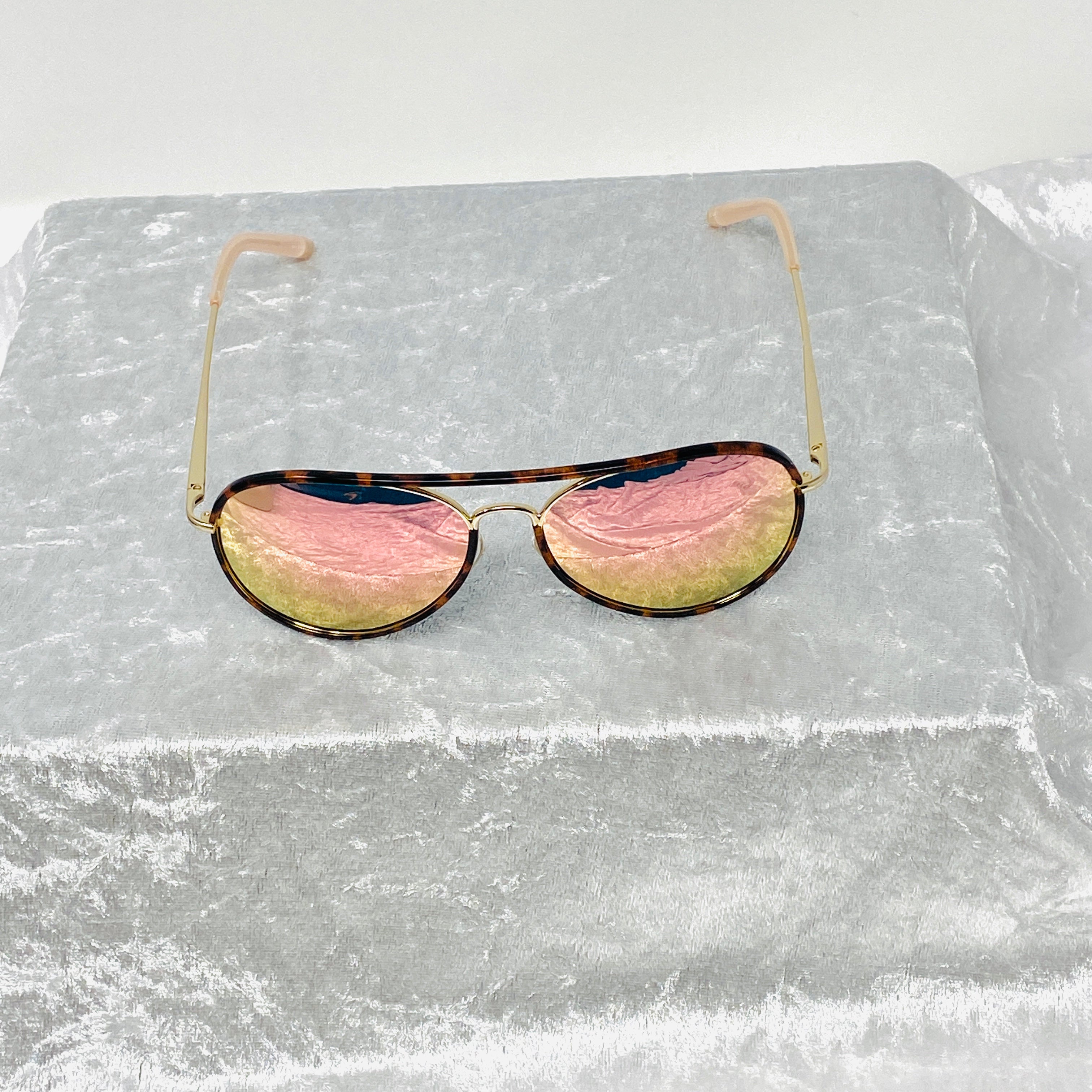 Matthew Williamson Ladies Sunglasses Tortoise Shell and Pink