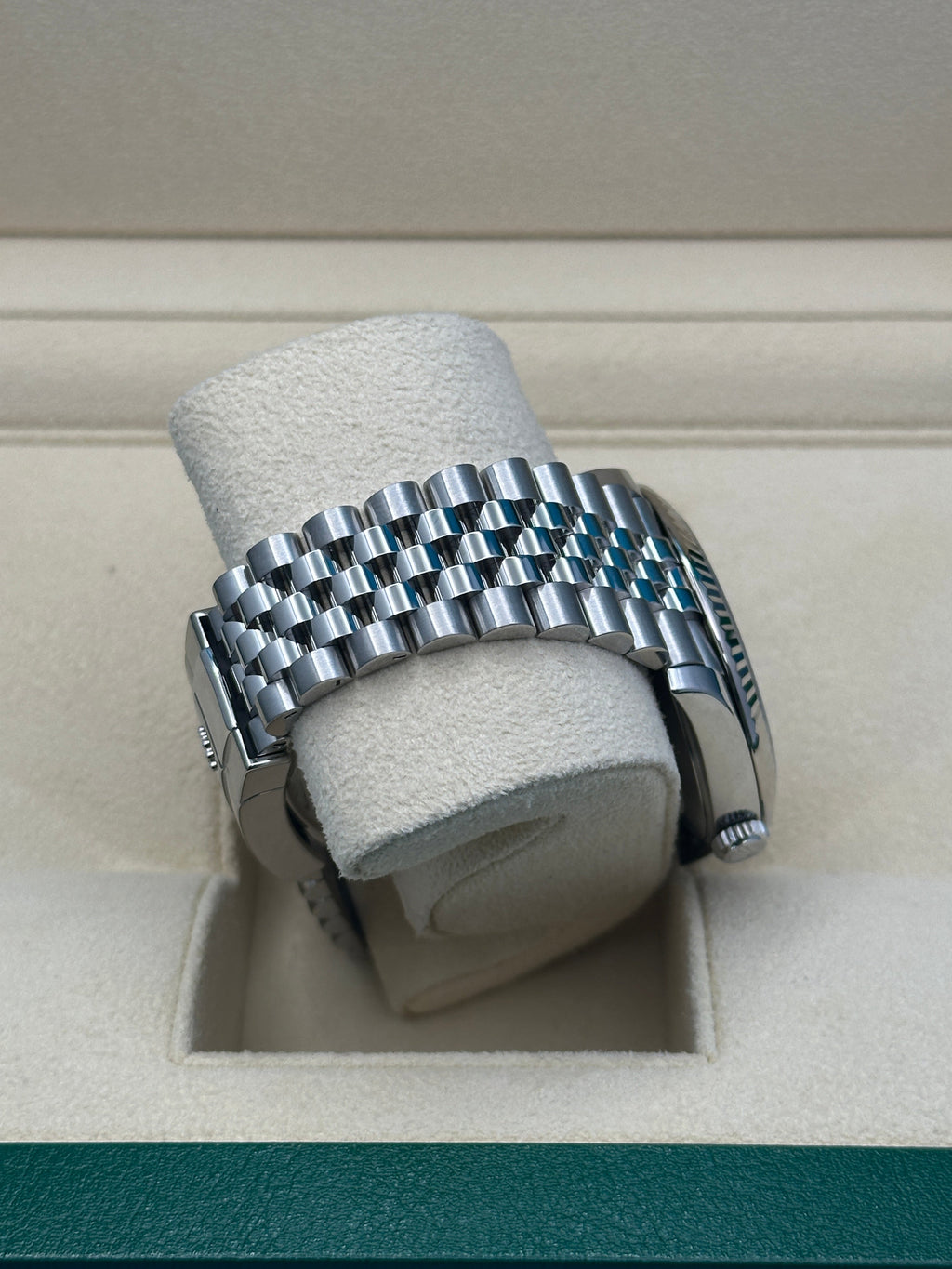 Rolex Steel and White Gold Rolesor Datejust 41  - White Mother-Of-Pearl Diamond Dial - Jubilee Bracelet - 126334 wmdj