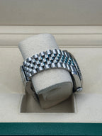 Rolex Steel and White Gold Rolesor Datejust 41  - White Mother-Of-Pearl Diamond Dial - Jubilee Bracelet - 126334 wmdj
