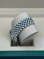 Rolex Steel and White Gold Rolesor Datejust 41  - White Mother-Of-Pearl Diamond Dial - Jubilee Bracelet - 126334 wmdj