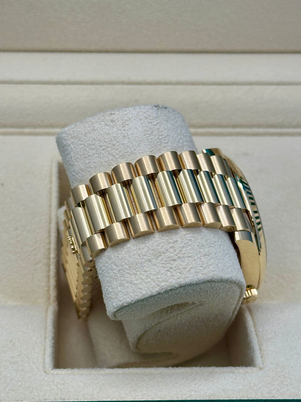 Rolex Day-Date 40 Green Dial 18K Yellow Gold President