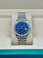 Rolex Steel Datejust 36  - Blue Index Dial - Jubilee Bracelet - 126200 blij