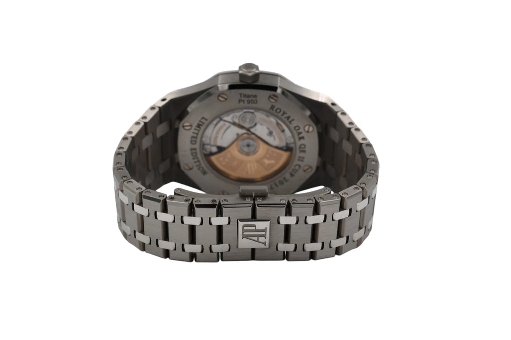 Audemars Piguet - Royal Oak - QEII Cup Limited Edition - Silver Dial - 15403IP.OO.12220IP.01 - 2017