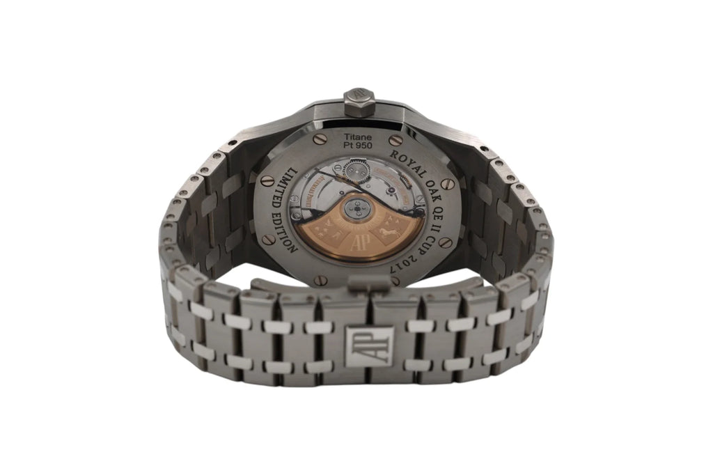 Audemars Piguet - Royal Oak - QEII Cup Limited Edition - Silver Dial - 15403IP.OO.12220IP.01 - 2017
