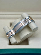 Rolex Steel and Everose Rolesor Datejust 41  - Slate Gray Green Roman Dial - Oyster Bracelet - 126331 slgro
