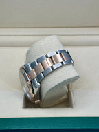 Rolex Steel and Everose Rolesor Datejust 41  - Slate Gray Green Roman Dial - Oyster Bracelet - 126331 slgro