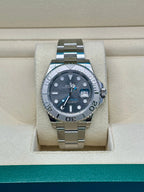 Rolex Steel and Platinum Yacht-Master 40  - Dark Rhodium Dial - 3235 Movement - 126622 dkrh